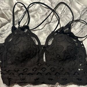 NWOT Zenana Black Lace Bralette